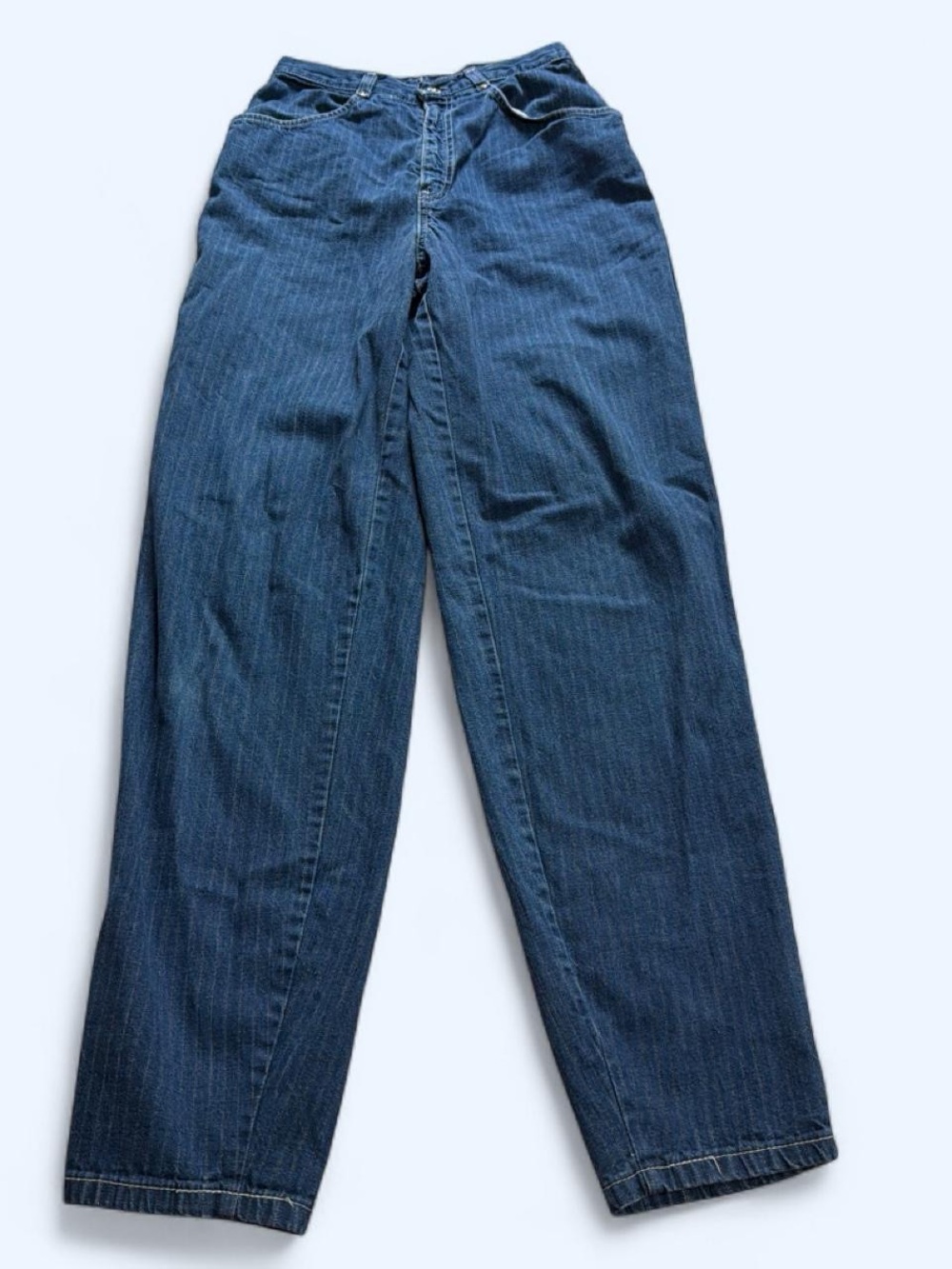 Women’s Vintage 1980’s Levi’s Denim Jeans Railroad Stripe 24/31